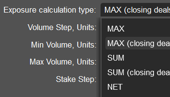 New exposure calculation types